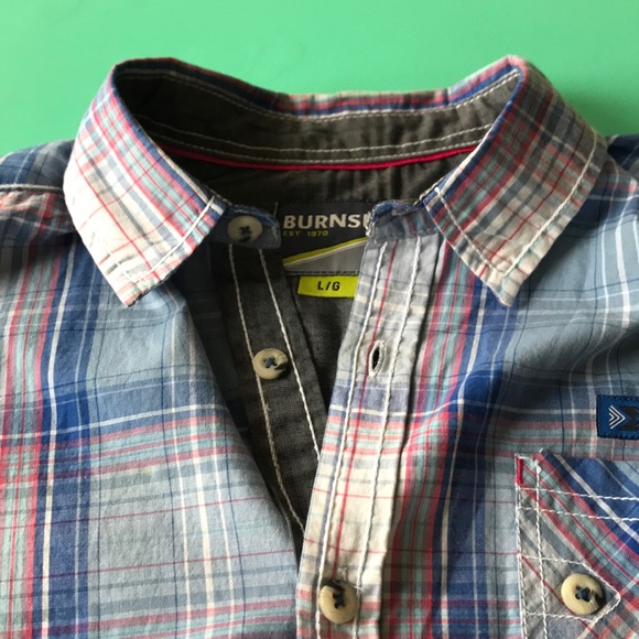 Boy’s short sleeved collared shirt by Burnside - Picture 4 of 14